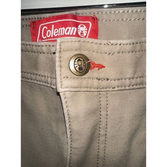 Coleman Bonded Fleece Lined Tear Resistant Comfort Stretch Utility Pants Size 38 - Picture 8 of 13